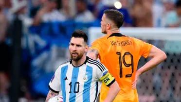 Messi contra Países Bajos