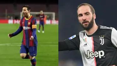 Messi e Higuaín.