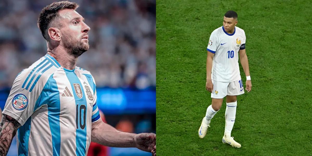 Messi en Argentina y Mbappé en Francia