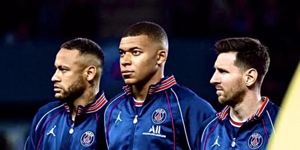 Messi, Neymar y Mbappé