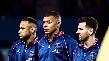 Messi, Neymar y Mbappé