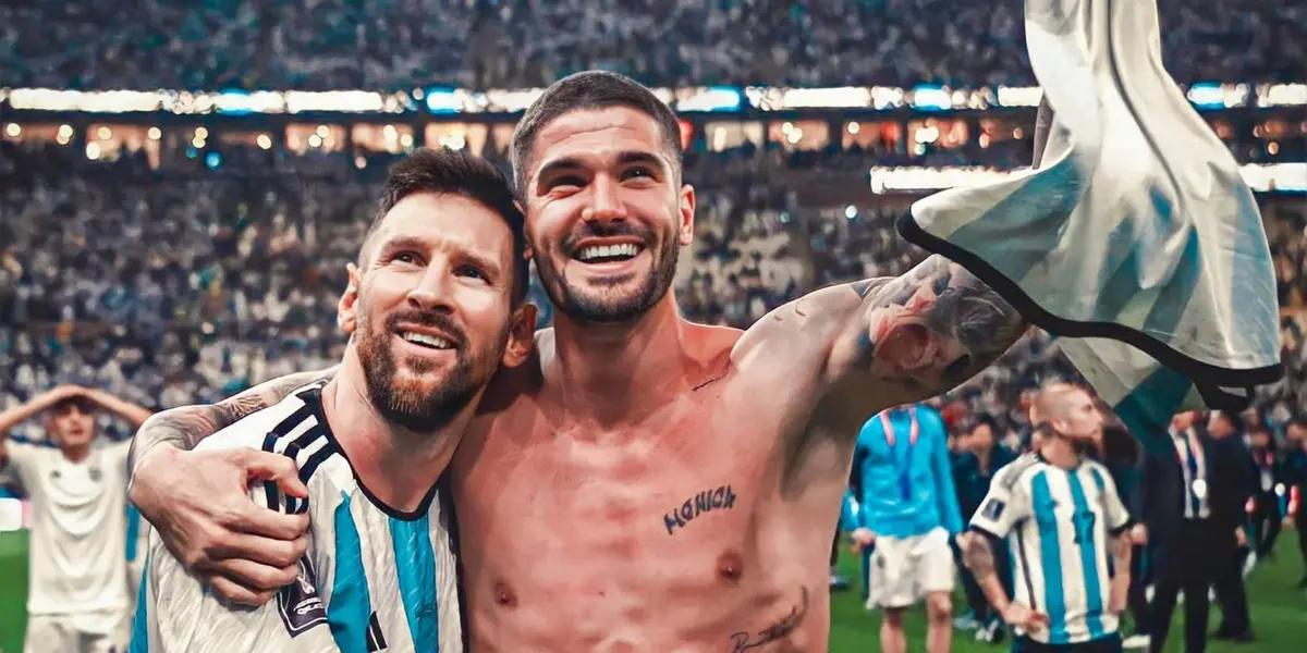 Messi y De Paul