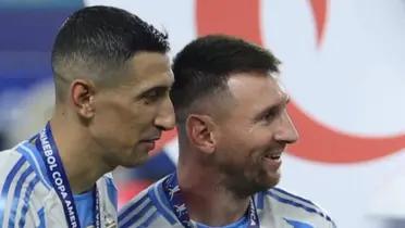 Messi y Di María 