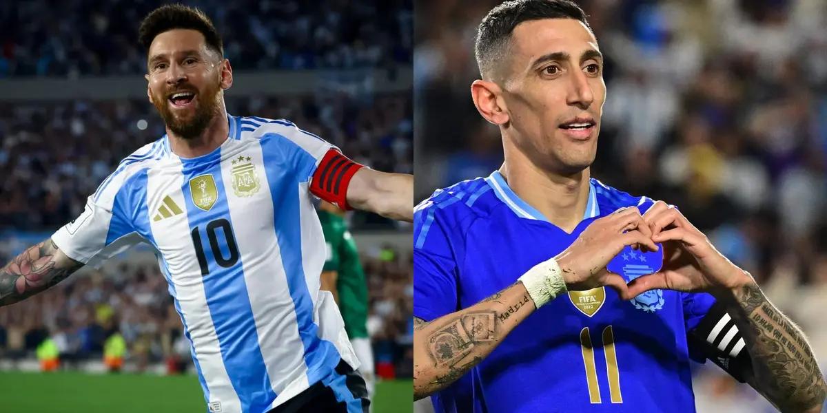 Messi y Di María.