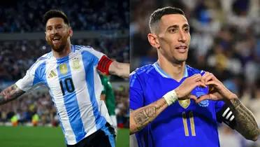 Messi y Di María.