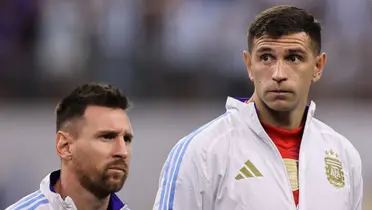 Messi y Dibu Martínez juntos en Argentina