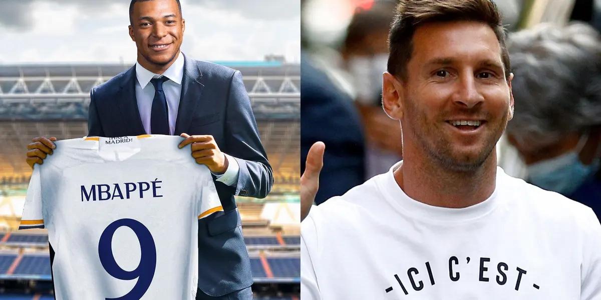 Messi y Mbappé 