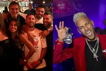 Messi y Suárez salieron de fiesta en Miami