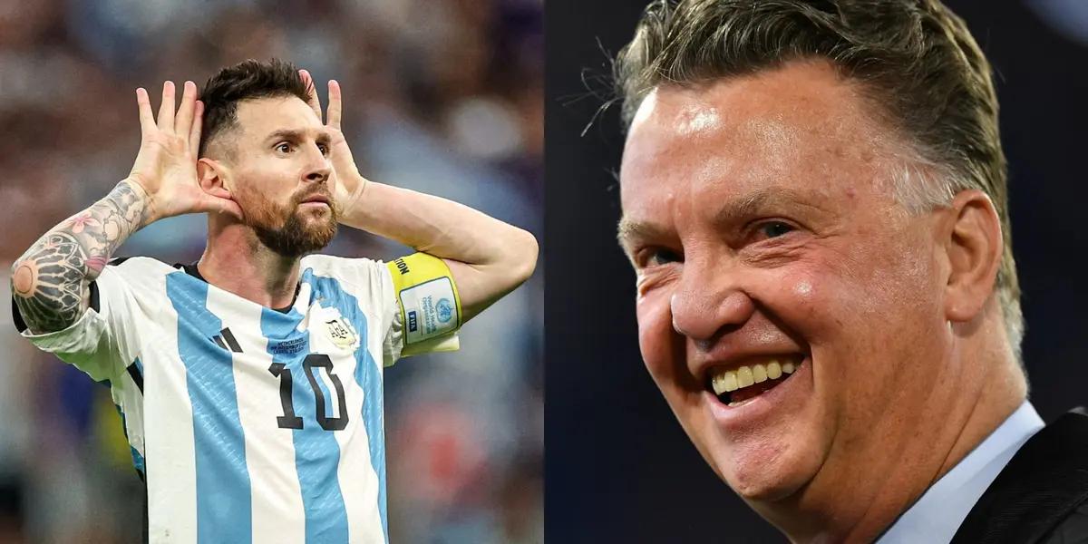 Messi y Van Gaal