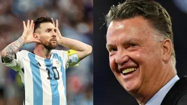 Messi y Van Gaal