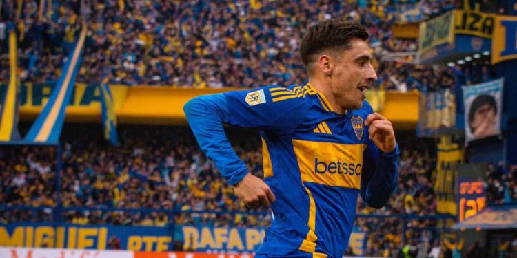 (VIDEO) El gol de Miguel Merentiel para el 1-0 de Boca frente a Argentinos Juniors en La Bombonera