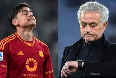 Mourinho explicó por qué sustituyó a Dybala en el descanso