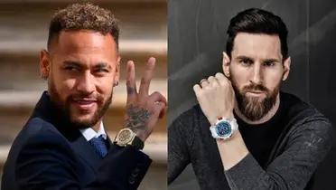 Neymar y Leo Messi.