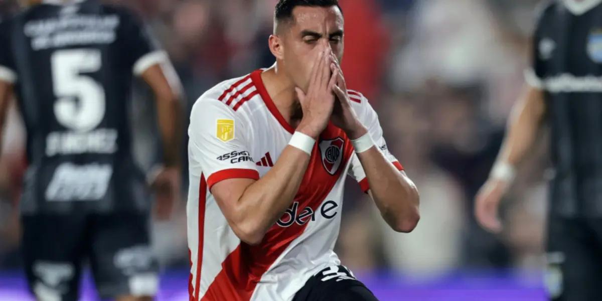 Ramiro Funes Mori se lamenta en River.