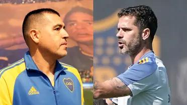 Riquelme tratará de ayudar a Gago en el nuevo Boca (Foto Baires / edición).