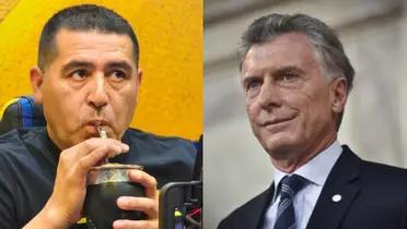 Riquelme y Macri