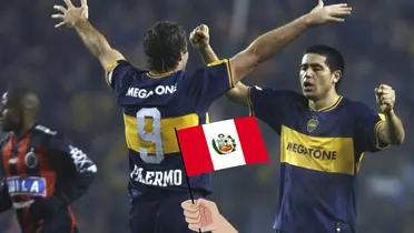 Riquelme y Palermo.