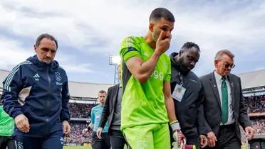 Rulli volvió a ser titular en Ajax y vivió un mal momento