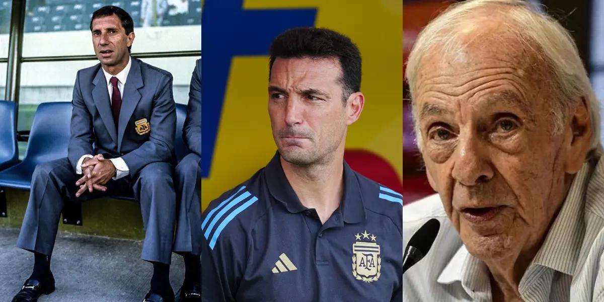 Scaloni, Menotti y Bilardo