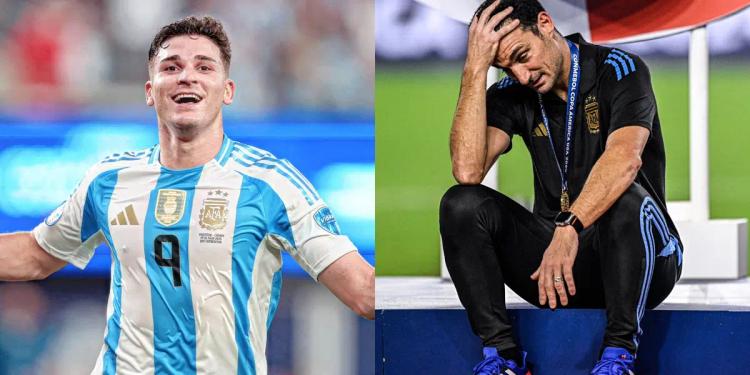 Despreció a Julián Álvarez, Scaloni lo echó de Argentina y ahora vive un calvario