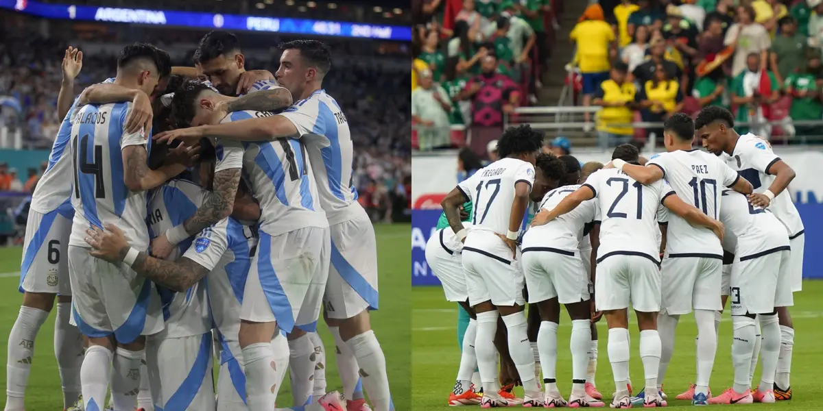 Selección Argentina vs Selección de Ecuador