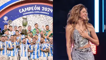 Selección Argentina y Shakira