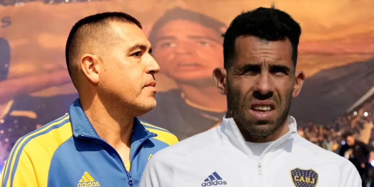 Tévez contra Riquelme 