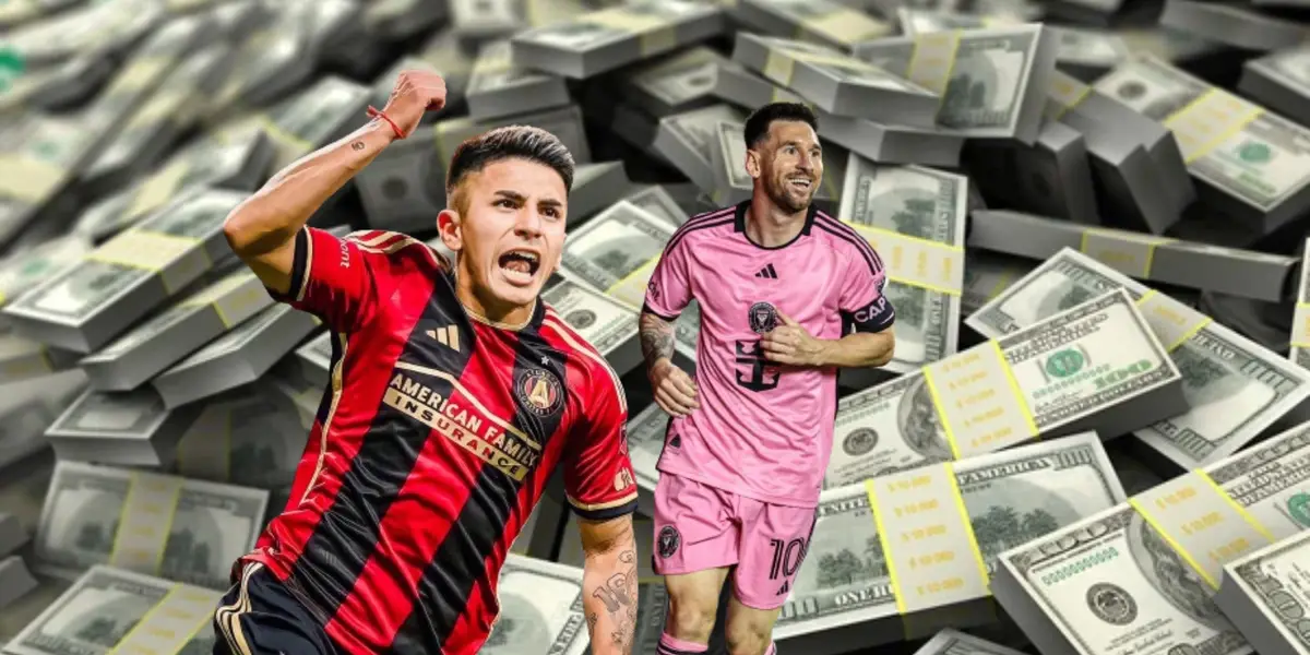 Thiago Almada vale 500 millones y el valor actual de Lionel Messi en Inter Miami