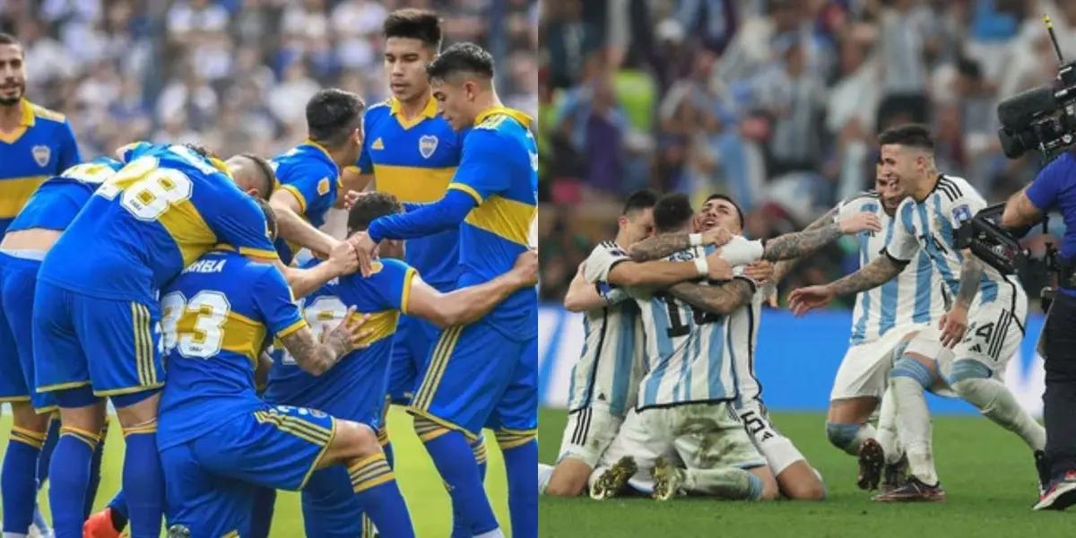 Una pieza clave del Xeneize celebró en redes el título de Argentina y los fanáticos lo pidieron para la próxima copa. 