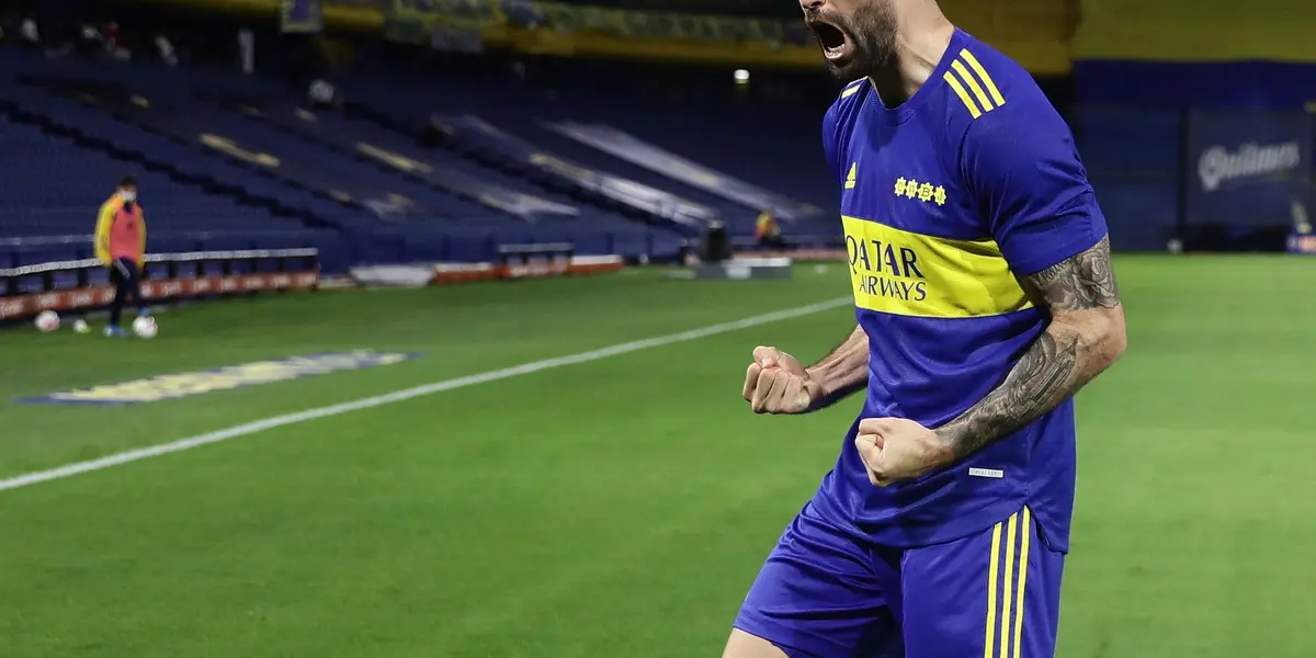 El delantero anotó el gol de la victoria ante Colón de Santa Fe, por la fecha 13 de la Liga Profesional.