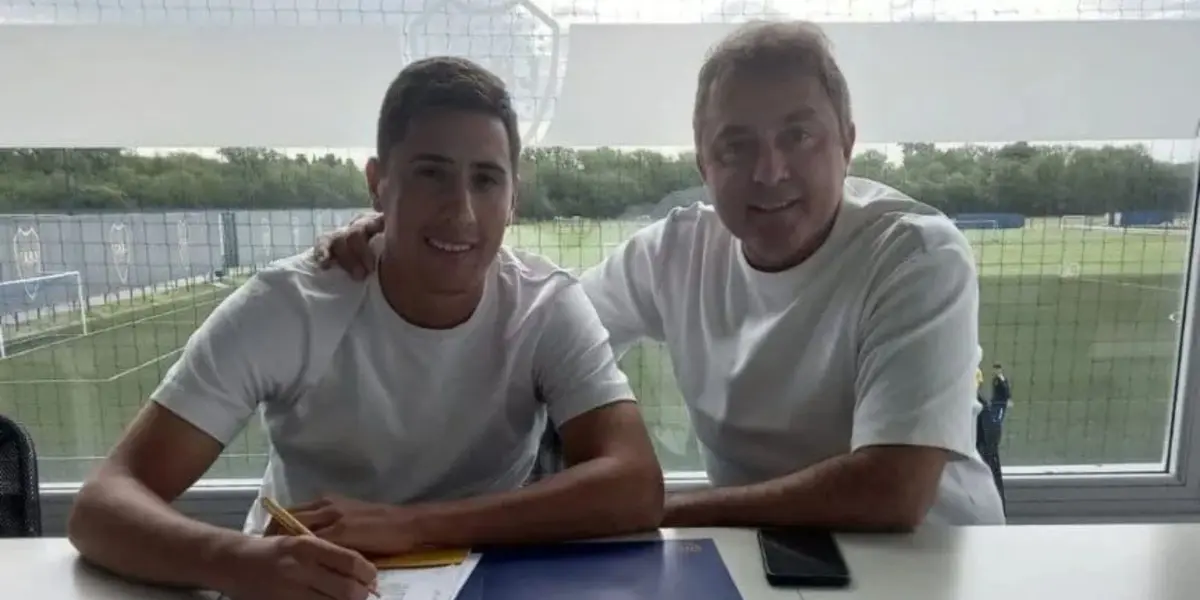 El delantero puso el gancho y se transformó en el segundo refuerzo del Xeneize, quien ya le dio número.