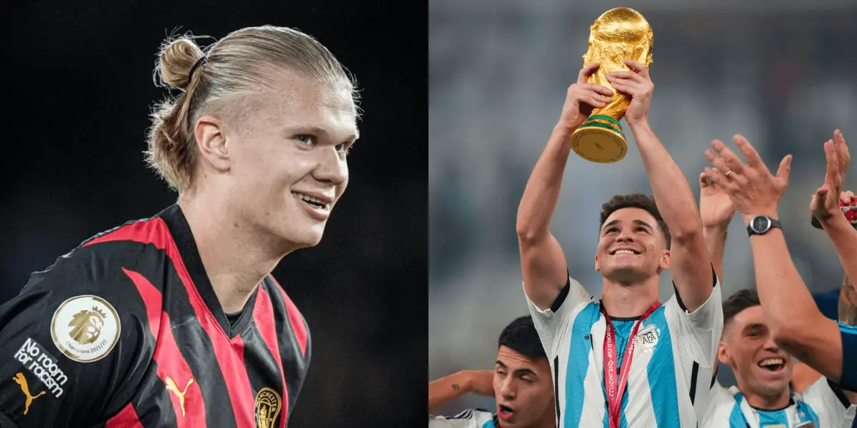 El noruego volvió a brillar en la Premier League y dejó un mensaje al campeón del mundo