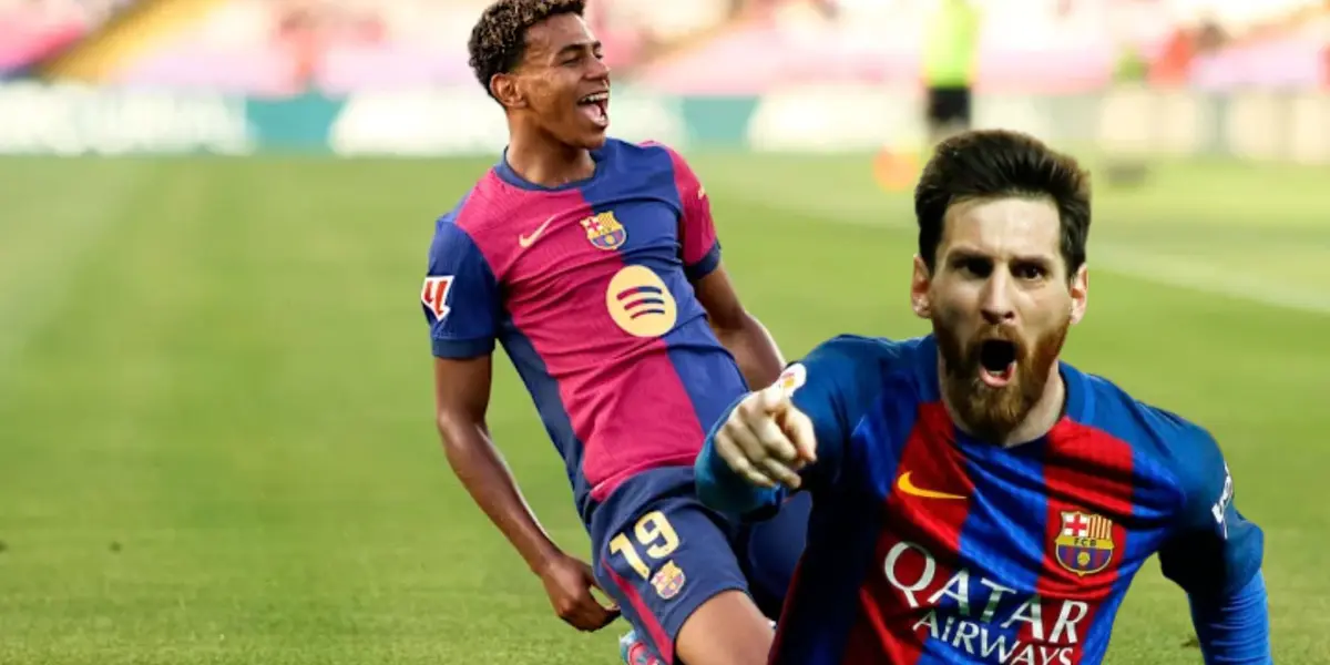 Lamine Yamal - Lionel Messi (Foto: X)