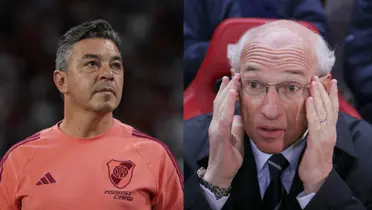 Marcelo Gallardo y Carlos Bianchi