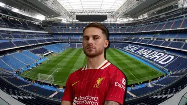 Alexis Mac Allister con la camiseta del Liverpool (2024).