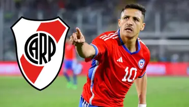 Alexis Sánchez en acción con la camiseta de Chile.