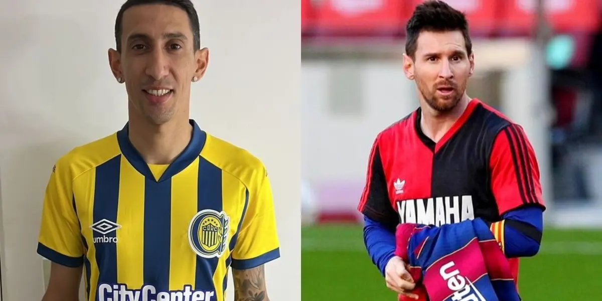 Ángel Di María y Lionel Messi