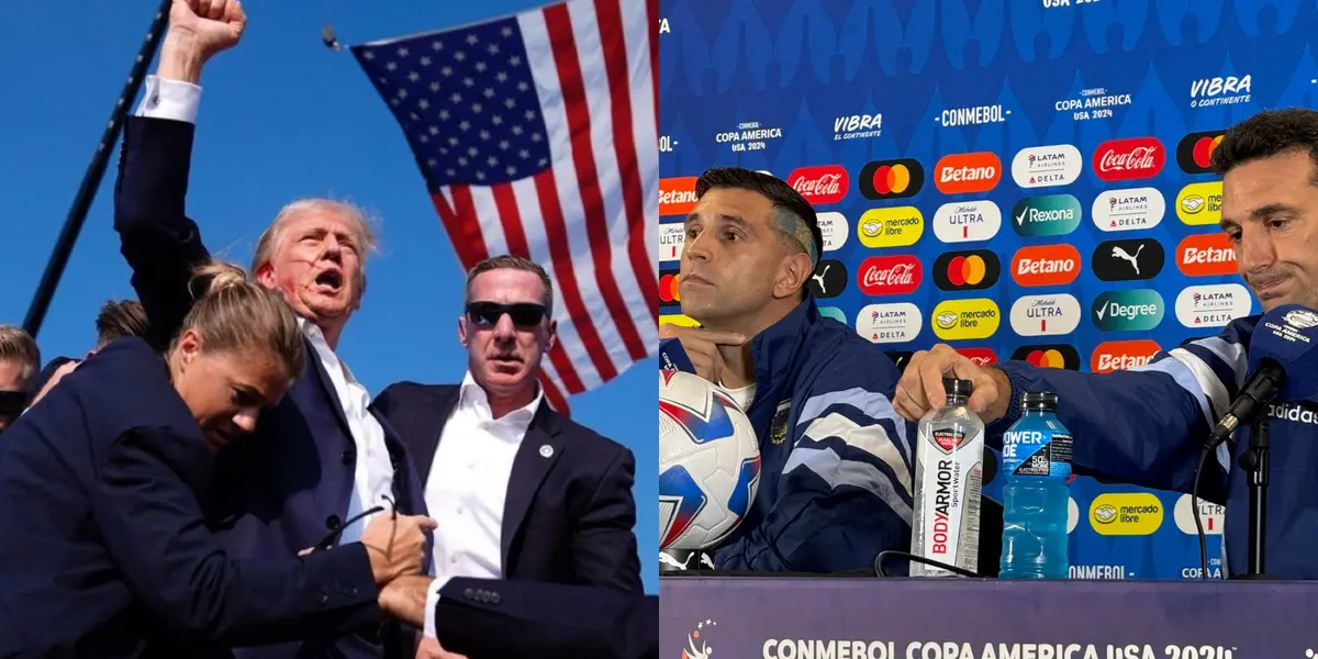 Atentado a Donald Trump: el pedido de Dibu Martínez y Scaloni para la final de Copa América 