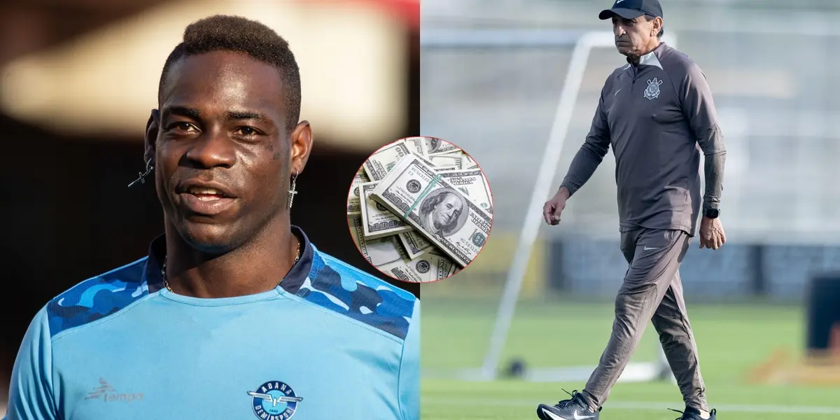 Balotelli y Ramón Díaz