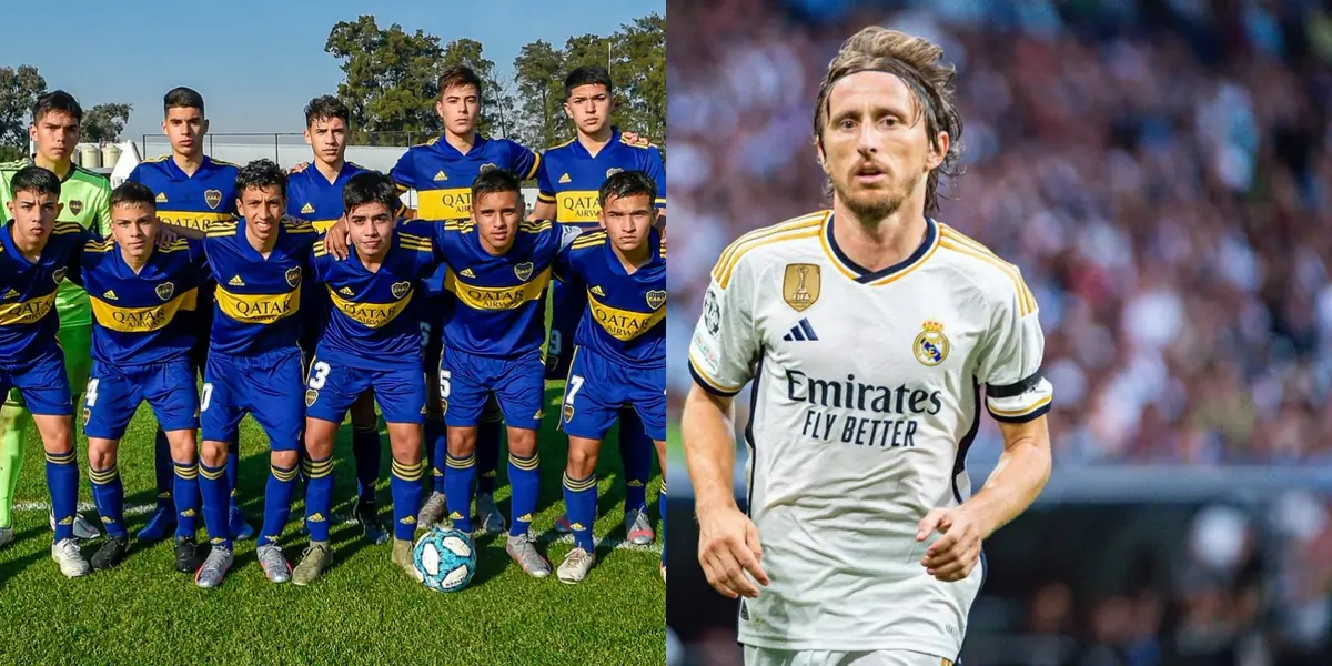 Boca y Modric.