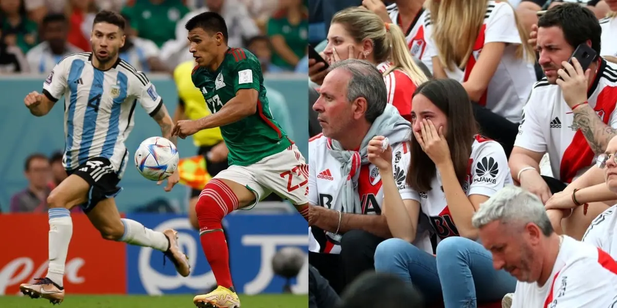 ‘Cachete’ fue titular en la primera victoria de Argentina en el mundial y desató la emoción de los hinchas Millonarios.