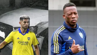 Carlos Zambrano en Boca (2022} y Luis Advíncula.