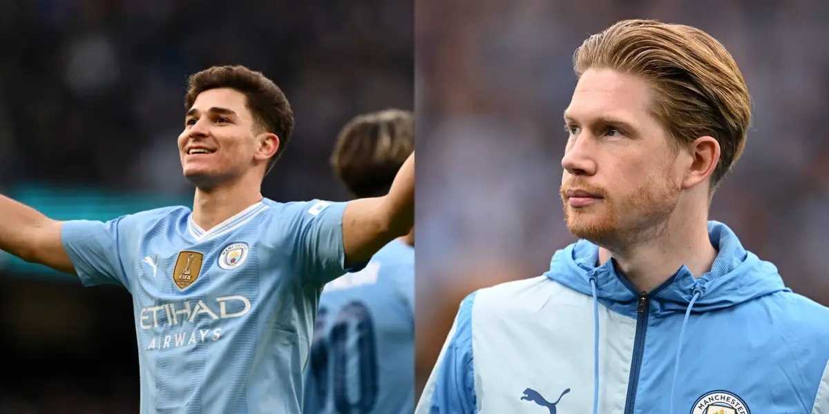 De Bruyne y Julián Álvarez