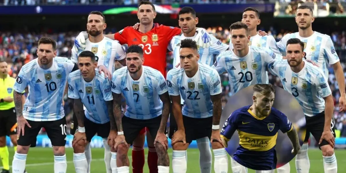 De pasado irregular en Boca, esta noche tendrá su chance como titular y tiene un pie y medio en el mundial de Qatar. 