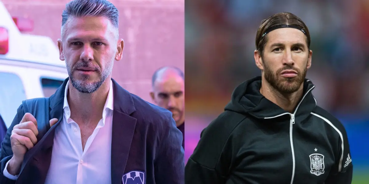 Demichelis y Sergio Ramos