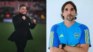 Diego Martínez y Marcelo Gallardo 