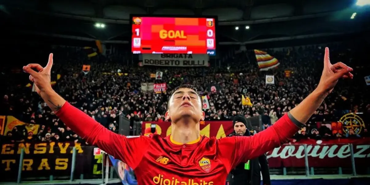 Dybala en la Roma.