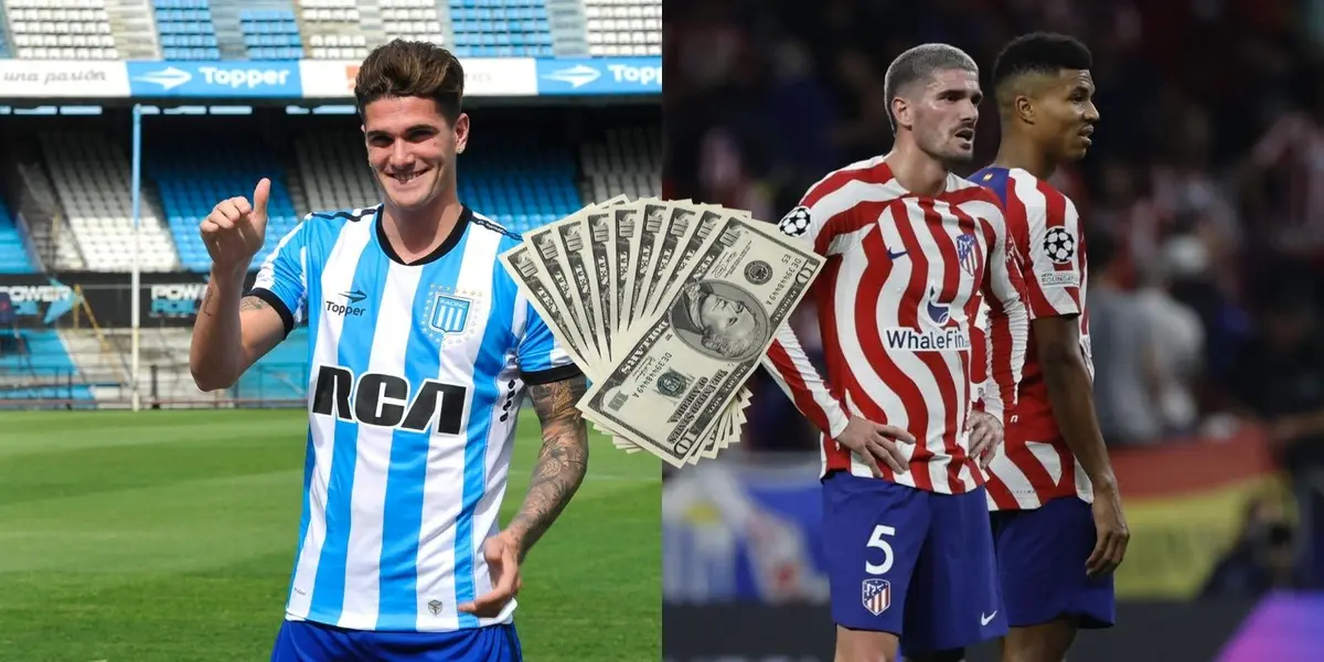 El actual jugador del Atlético de Madrid vio crecer considerablemente su cotización de mercado.