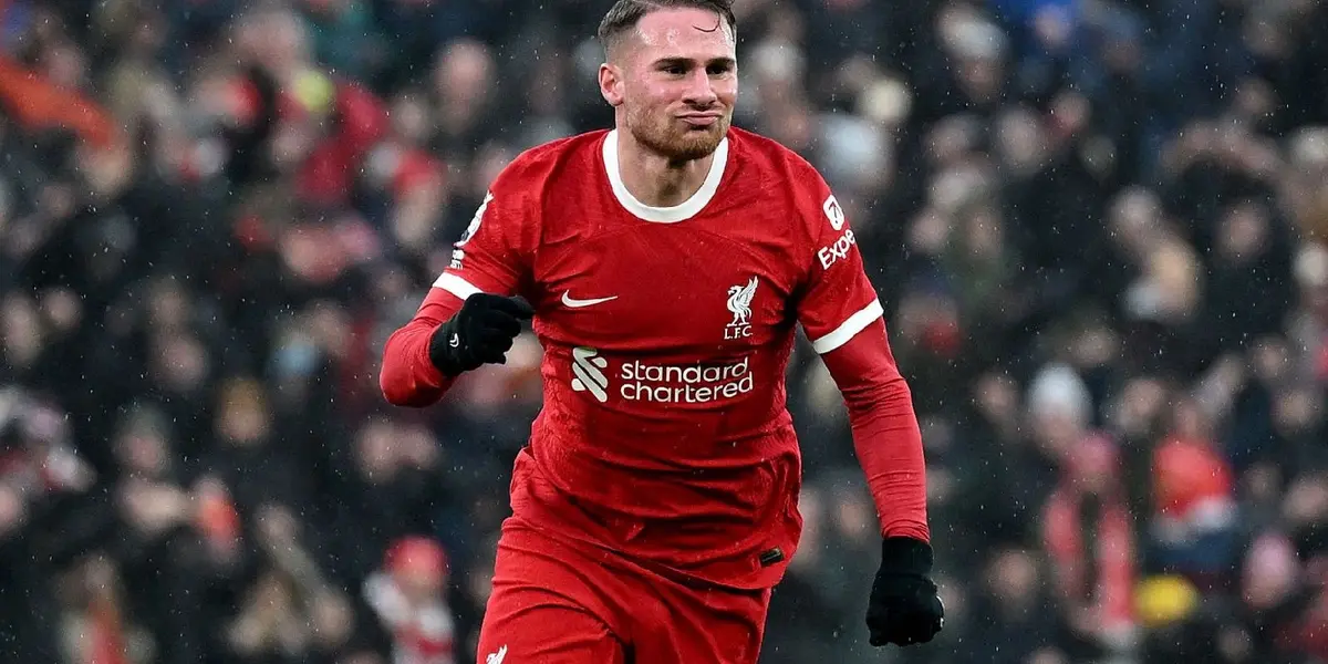 El campeón del mundo convirtió su primer tanto con la camiseta del Liverpool.