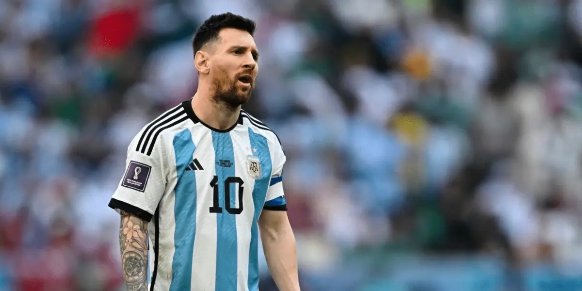 El capitán de la selección argentina tuvo un duro tropiezo ante Arabia Saudita